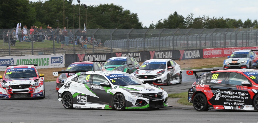 Kasper H. Jensen ligger i toppen af TCR mesterskabet.
(Foto: Motorsporten.dk)